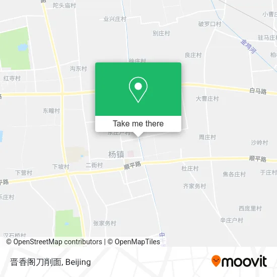 晋香阁刀削面 map