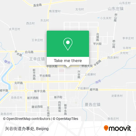 兴谷街道办事处 map