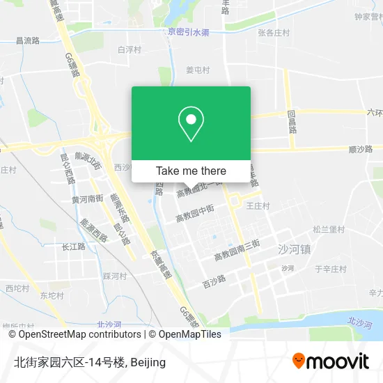 北街家园六区-14号楼 map