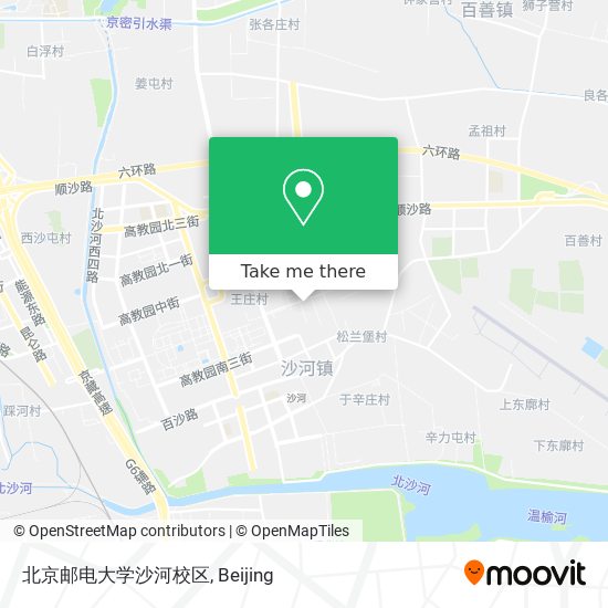 北京邮电大学沙河校区 map