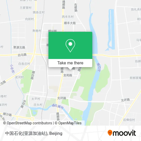 中国石化(亚源加油站) map