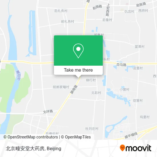 北京疃安堂大药房 map