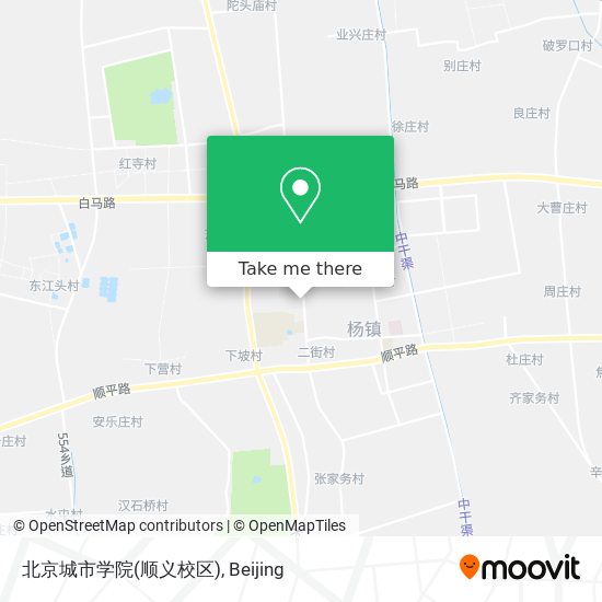 北京城市学院(顺义校区) map