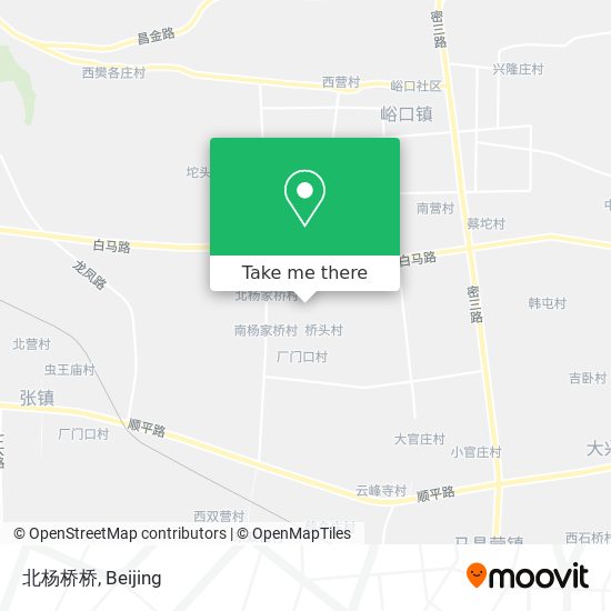 北杨桥桥 map