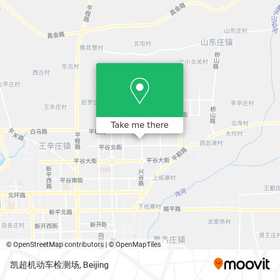 凯超机动车检测场 map
