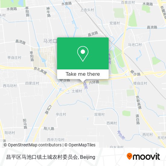 昌平区马池口镇土城农村委员会 map
