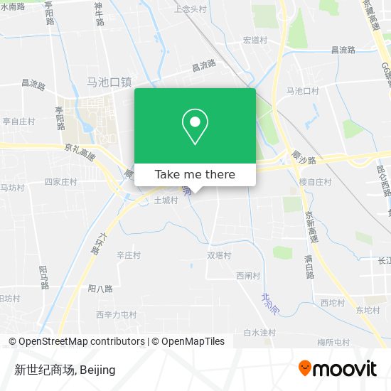 新世纪商场 map