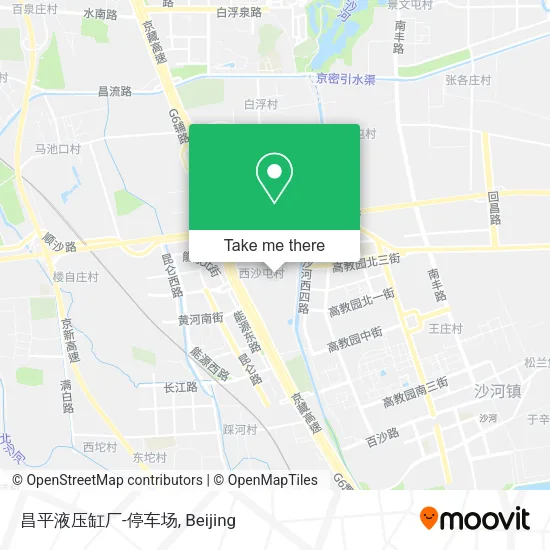 昌平液压缸厂-停车场 map
