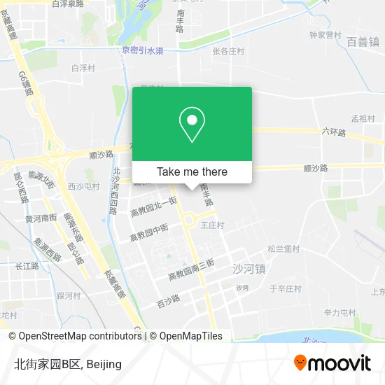 北街家园B区 map