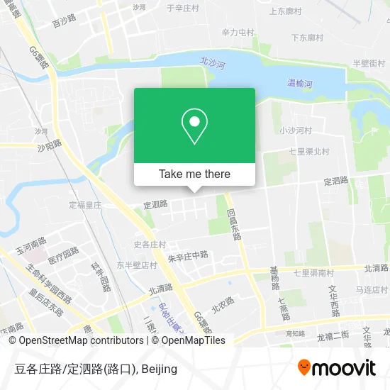 豆各庄路/定泗路(路口) map