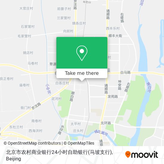 北京市农村商业银行24小时自助银行(马坡支行) map