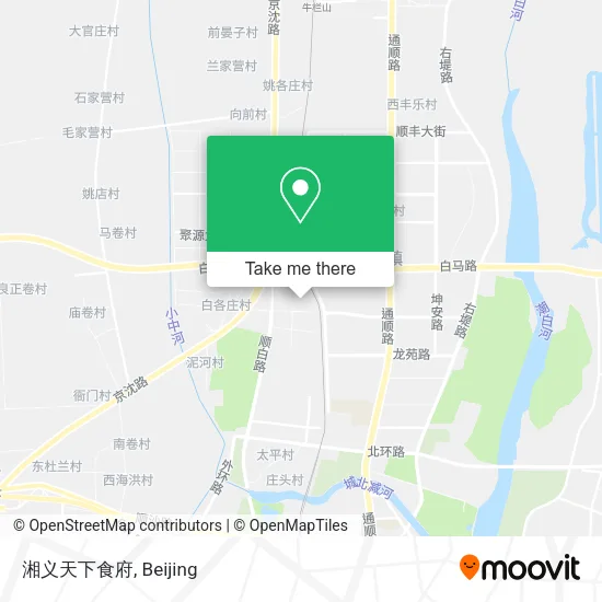 湘义天下食府 map