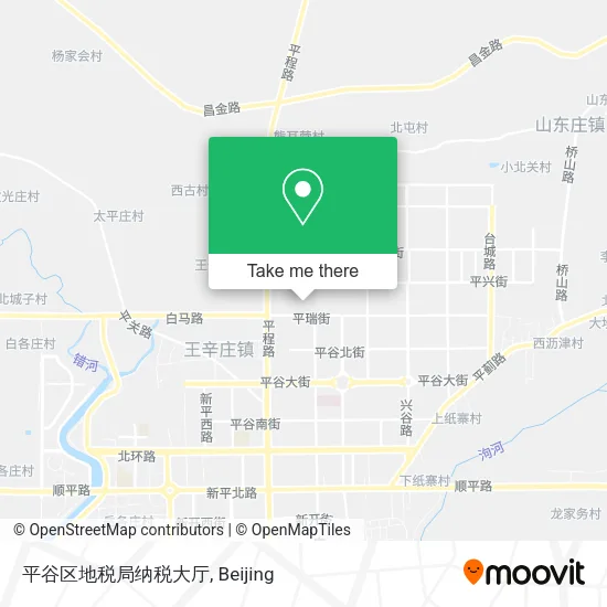 平谷区地税局纳税大厅 map