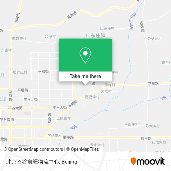 北京兴谷鑫旺物流中心 map