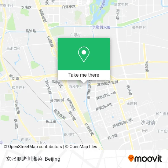 京张涮烤川湘菜 map