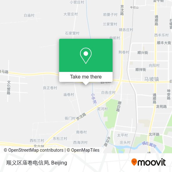 顺义区庙卷电信局 map