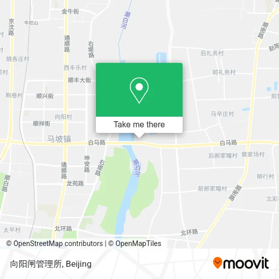 向阳闸管理所 map