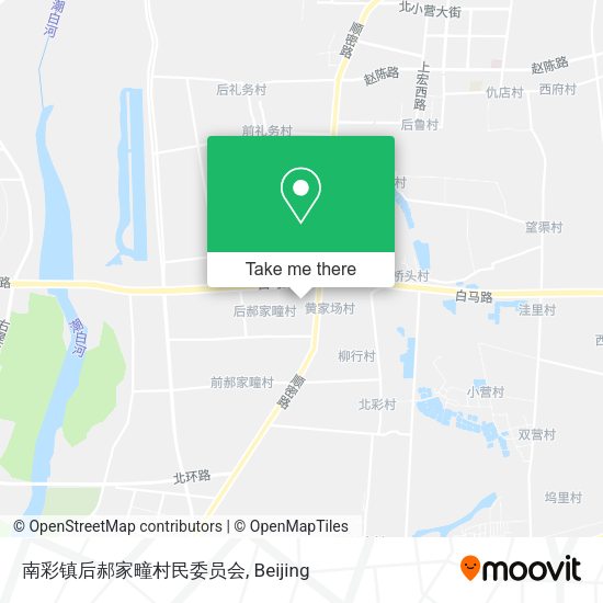 南彩镇后郝家疃村民委员会 map