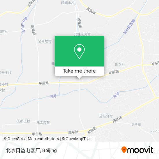 北京日益电器厂 map