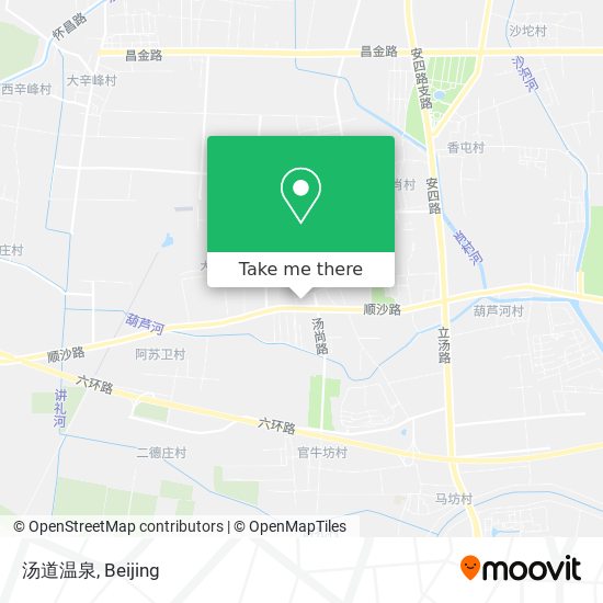 汤道温泉 map