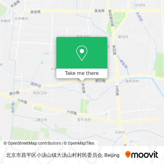 北京市昌平区小汤山镇大汤山村村民委员会 map