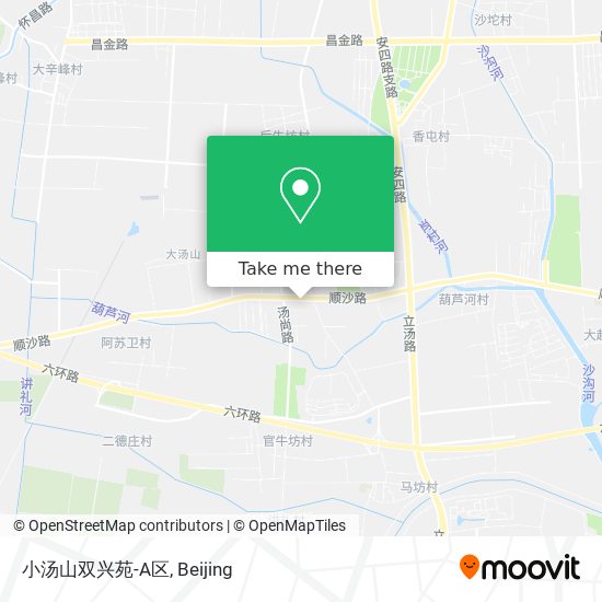 小汤山双兴苑-A区 map