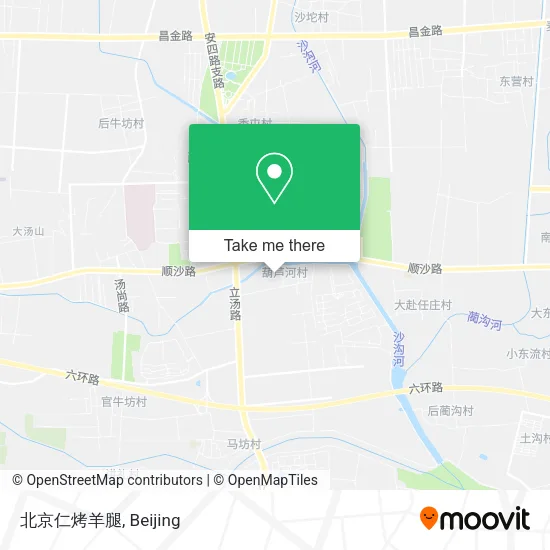 北京仁烤羊腿 map