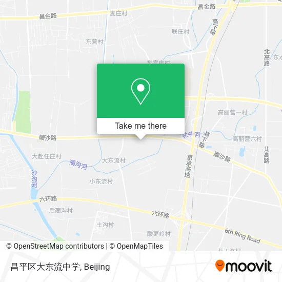 昌平区大东流中学 map