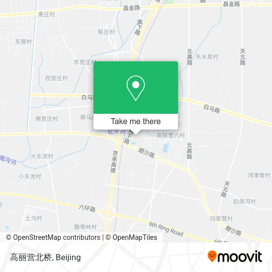 高丽营北桥 map