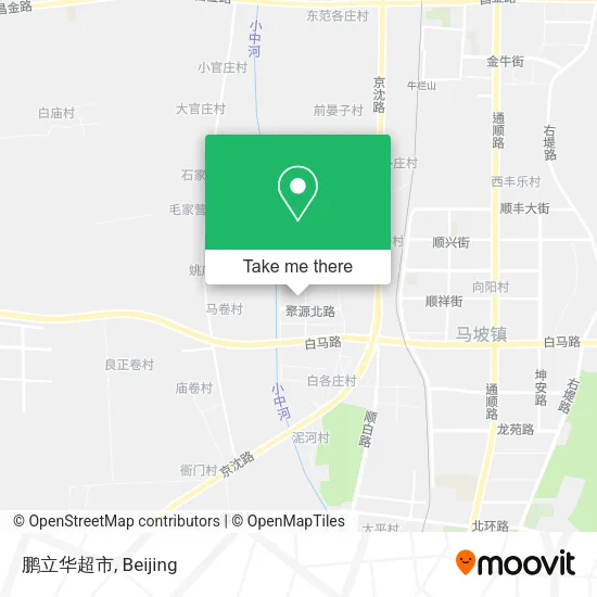 鹏立华超市 map