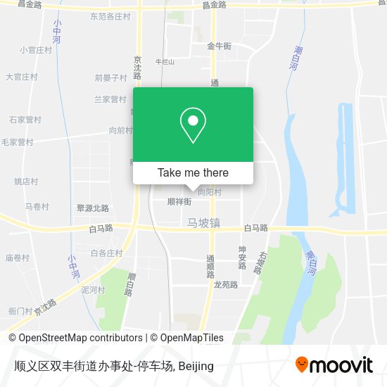 顺义区双丰街道办事处-停车场 map