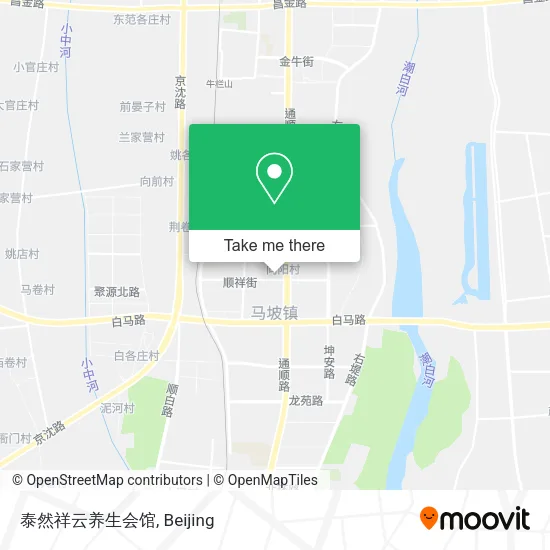 泰然祥云养生会馆 map