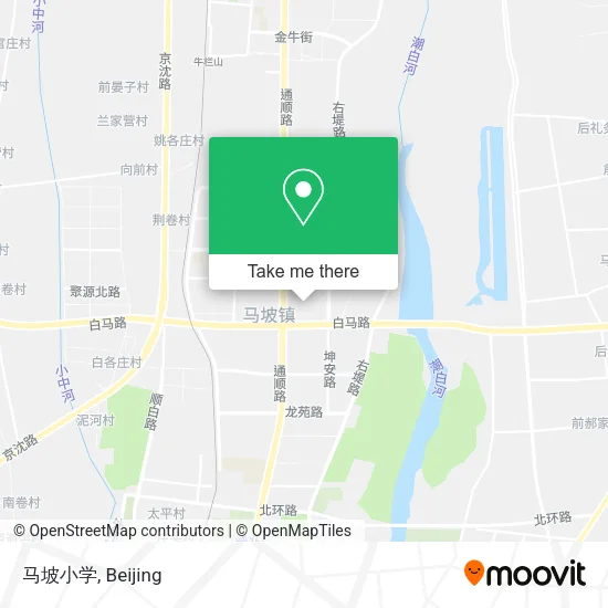 马坡小学 map
