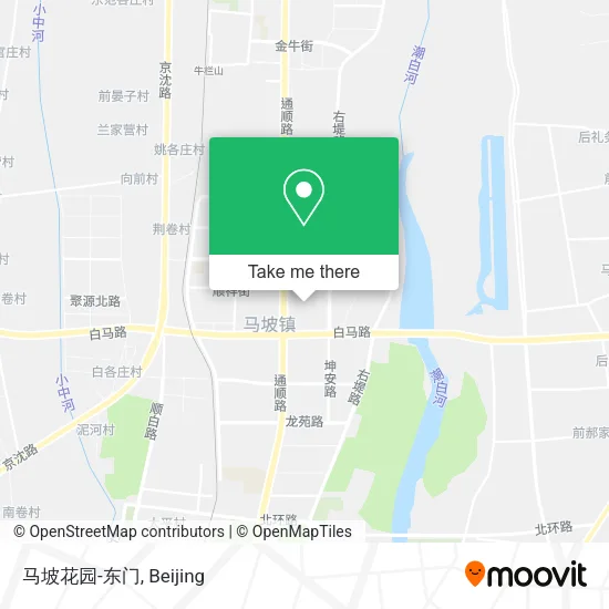 马坡花园-东门 map