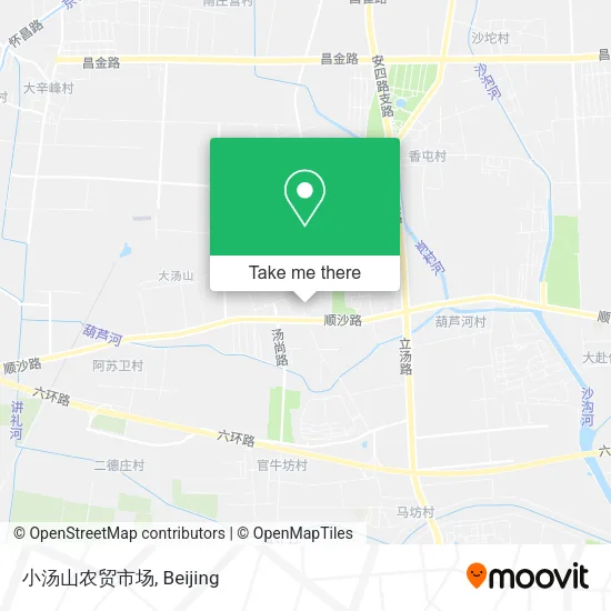 小汤山农贸市场 map
