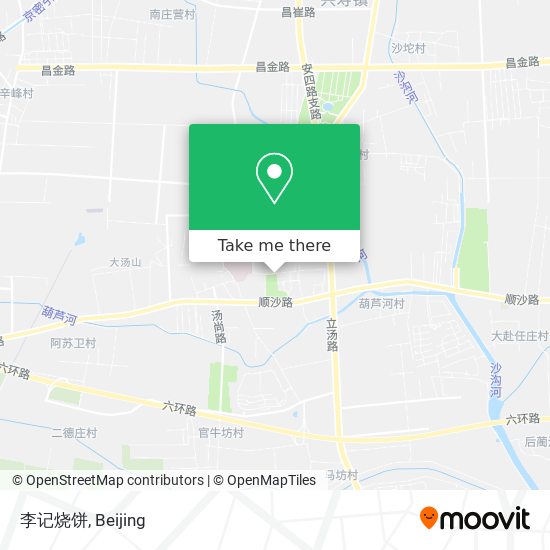 李记烧饼 map