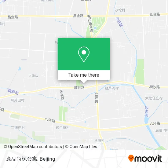 逸品尚枫公寓 map