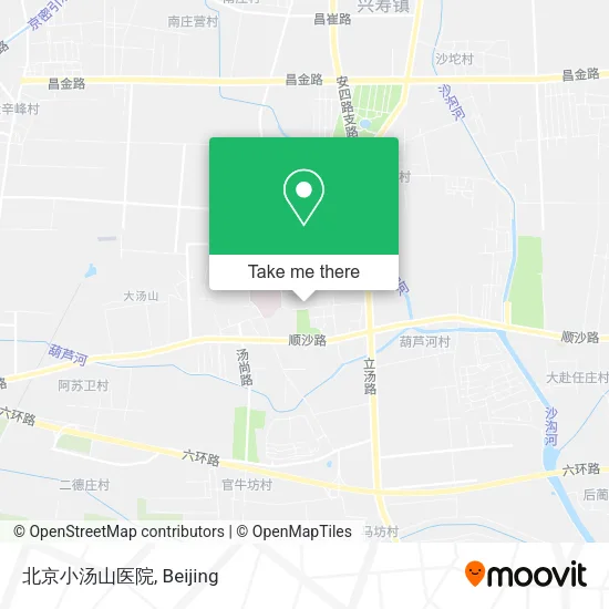 北京小汤山医院 map