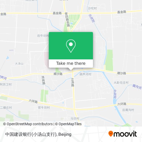 中国建设银行(小汤山支行) map