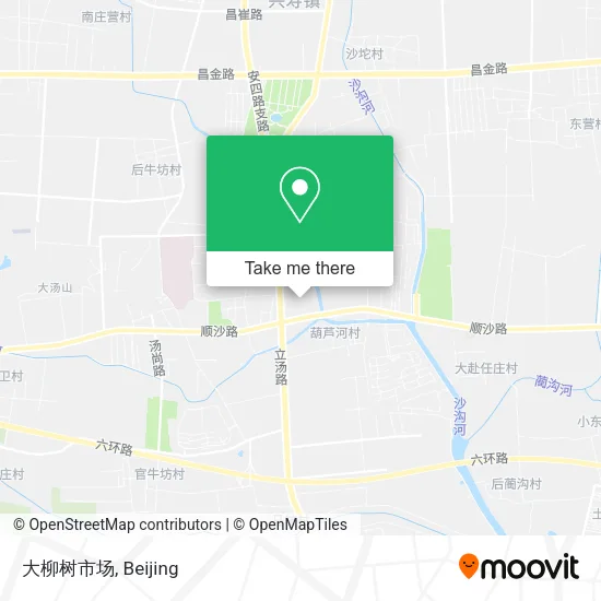 大柳树市场 map