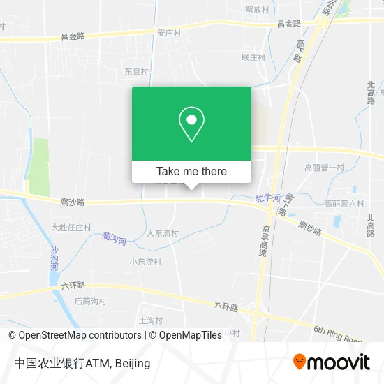 中国农业银行ATM map