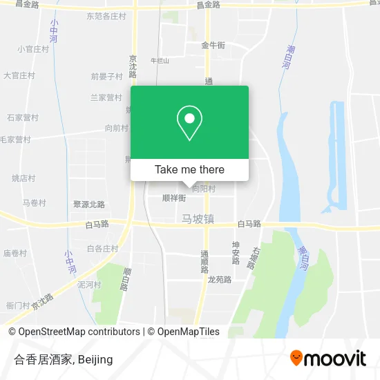 合香居酒家 map