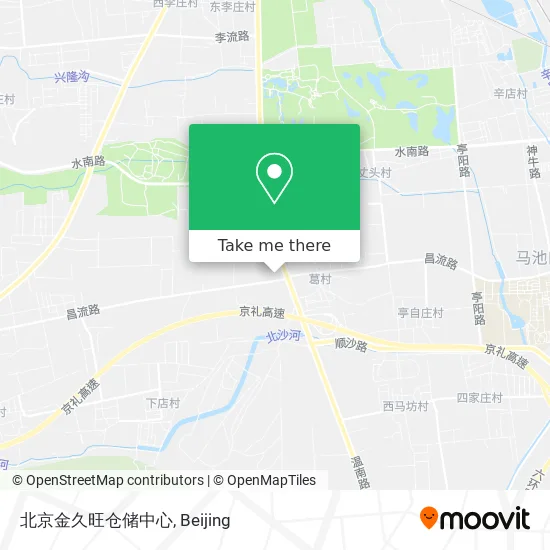 北京金久旺仓储中心 map