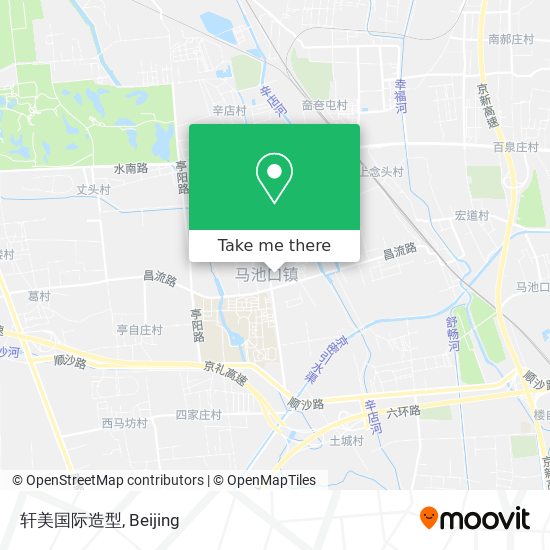 轩美国际造型 map
