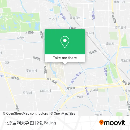 北京吉利大学-图书馆 map