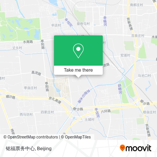 铭福票务中心 map