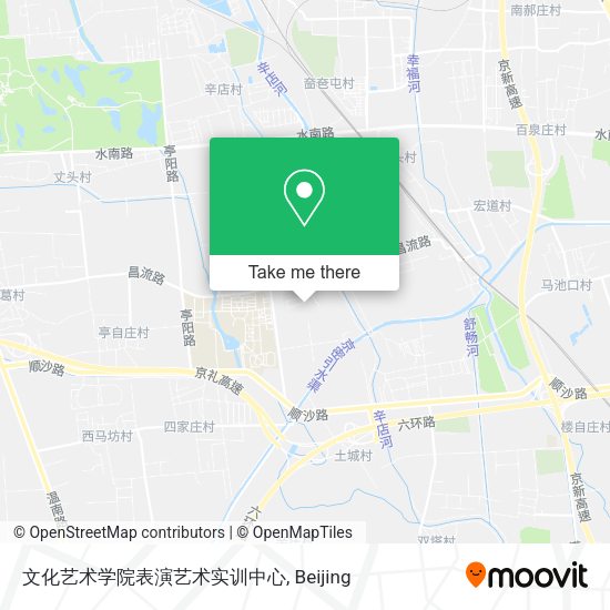 文化艺术学院表演艺术实训中心 map