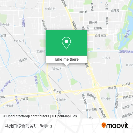 马池口综合商贸厅 map
