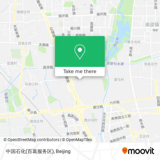 中国石化(百葛服务区) map