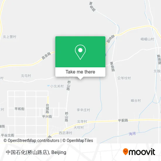 中国石化(桥山路店) map